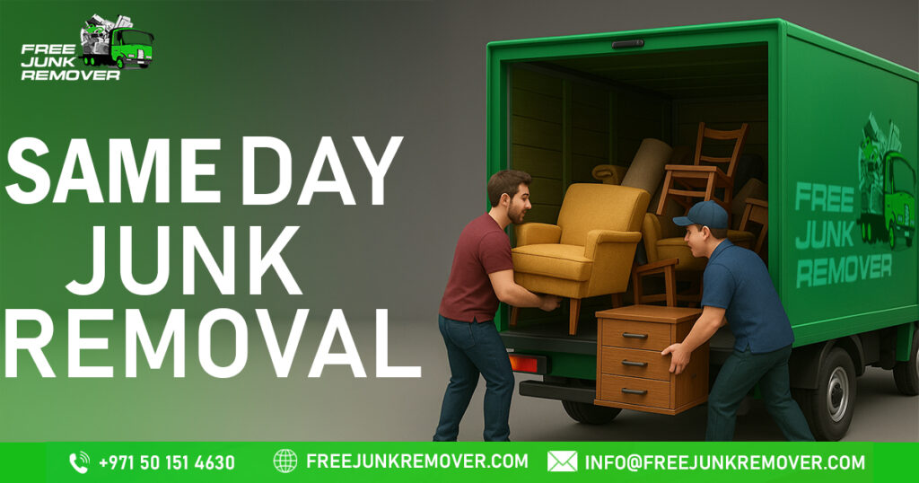 Same Day Junk Removal – Fast, Reliable & Stress-Free Solution in Dubai