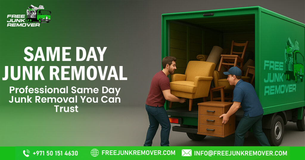 Same Day Junk Removal in Dubai – Fast, Reliable & Affordable Solutions